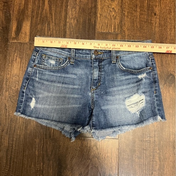 Joe’s Holly Denim Cut Off Distressed Shorts Size Women’s 27 Color Blue - Picture 7 of 9